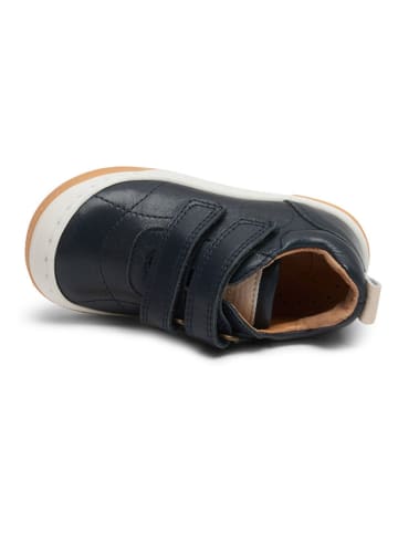 bisgaard Leren sneakers "June" donkerblauw