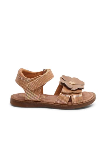 bisgaard Leren sandalen "Barbara" lichtbruin
