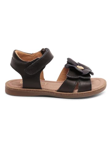 bisgaard Leder-Sandalen "Barbara" in Dunkelblau