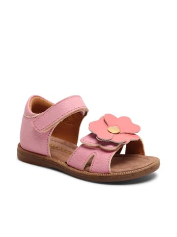 bisgaard Leder-Sandalen "Barbara" in Rosa