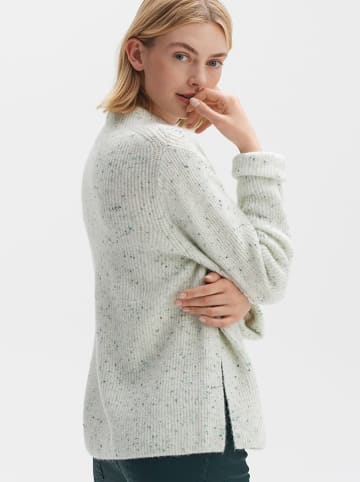 OPUS Sweter w kolorze białym