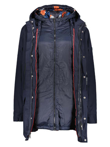 Guess Wende-Parka in Dunkelblau/ Bunt