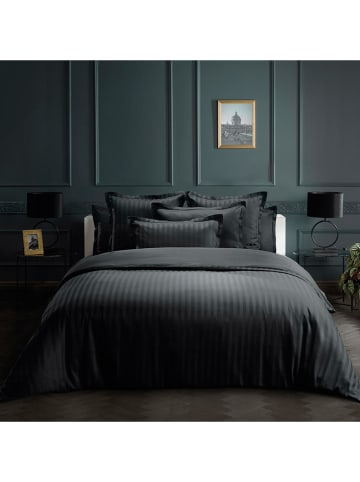maison héritage PARIS Satin-Bettwäsche-Set in Anthrazit