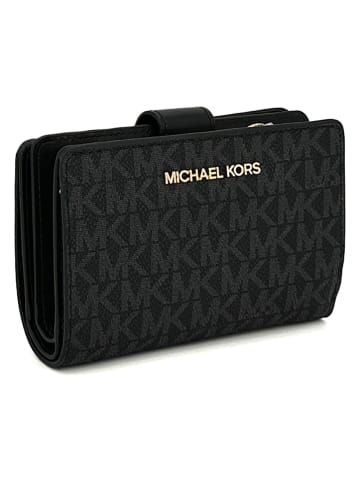 Michael Kors Geldbörse in Schwarz/ Anthrazit - (B)13,5 x (H)9 x (T)3 cm