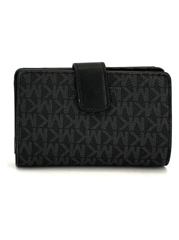 Michael Kors Geldbörse in Schwarz/ Anthrazit - (B)13,5 x (H)9 x (T)3 cm