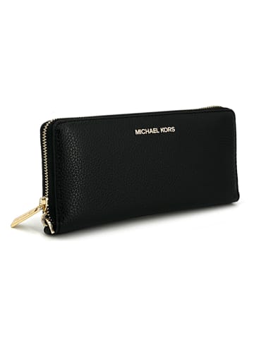 Michael Kors Leder-Geldbörse in Schwarz - (B)21 x (H)10 x (T)2,5 cm
