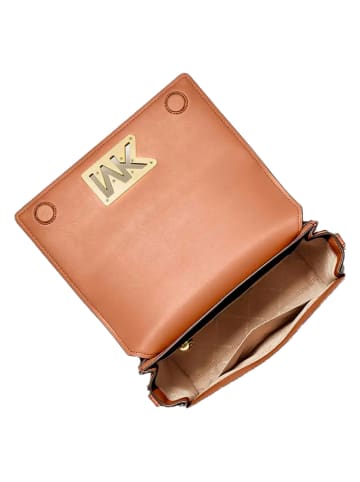 Michael Kors Skórzana torebka w kolorze jasnobrązowym - 24 x 17 x 9 cm