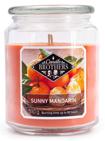 Candle Brothers Geurkaars "Sunny Mandarin" oranje - 510 g