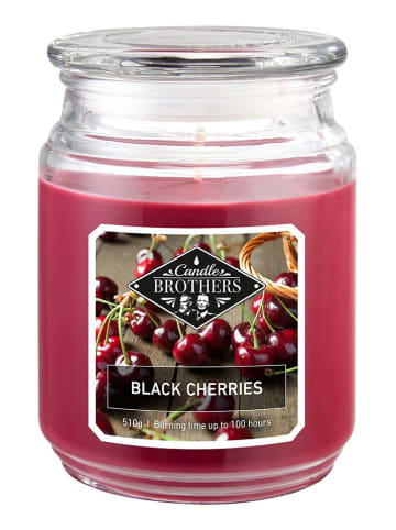 Candle Brothers Geurkaars "Black Cherries" bordeaux - 510 g
