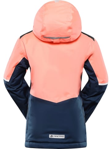 Alpine Pro Ski-/snowboardjas "Zaribo" zalmroze/donkerblauw