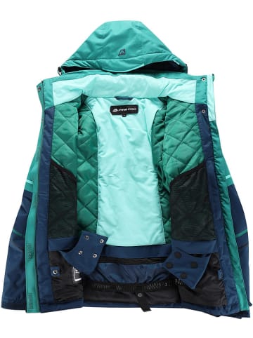 Alpine Pro Ski-/ Snowboardjacke "Zariba" in Mint/ Dunkelblau