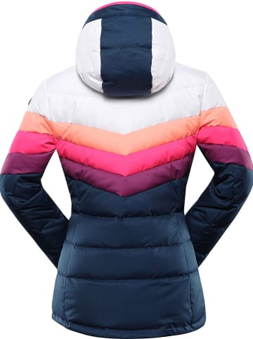 Alpine Pro Ski-/snowboardjas "Feedra" donkerblauw/wit