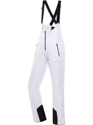Alpine Pro Spodnie narciarskie "Gerana" w kolorze białym