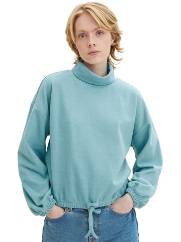 Tom Tailor Sweatshirt in TÃ¼rkis