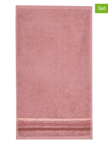Schiesser Ręczniki (5 szt.) "Skyline" w kolorze jasnoróżowym dla gości