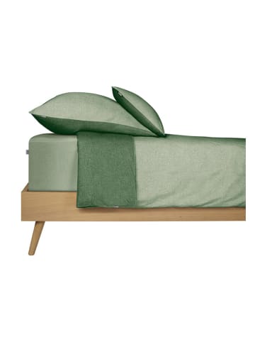 Schiesser Fijnbiber hoeslaken "Finni" groen