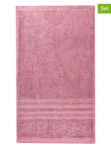 Schiesser Ręczniki (5 szt.) "Milano" w kolorze jasnoróżowym dla gości