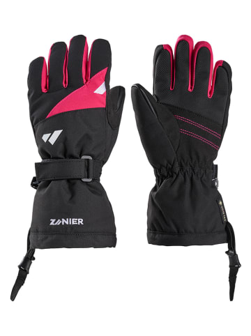 Zanier Rękawice narciarskie "Lofer.GTX" w kolorze czarno-różowym