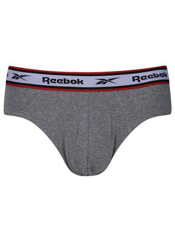 Reebok 3er-Set: Slips "Chase" in Schwarz/ Weiß/ Hellgrau