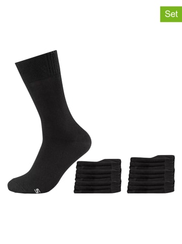 Skechers 18er-Set: Socken in Schwarz