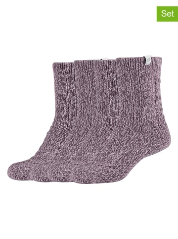 Skechers 4-delige set: sokken paars