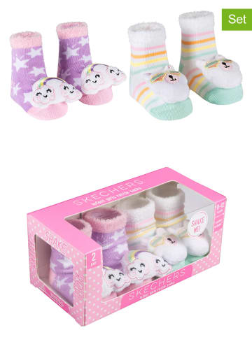 Skechers 2er-Set: Socken in Bunt
