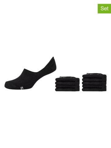 Skechers Skarpety-stopki (10 par) w kolorze czarnym