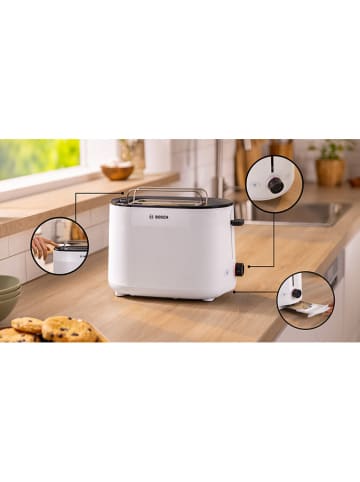 Bosch Kleingeräte Toaster "Kompakt MyMoment" in Weiß