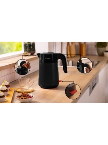 Bosch Kleingeräte Wasserkocher "MyMoment" in Schwarz - 1,7 l