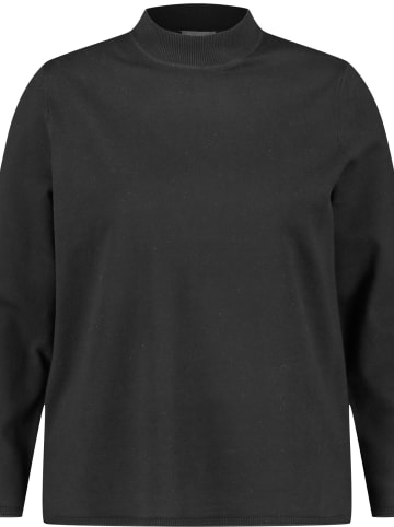 SAMOON Sweter w kolorze czarnym