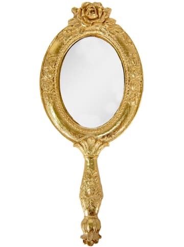 Clayre & Eef Handspiegel in Gold - (B)10 x (H)25 cm