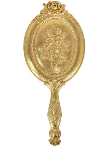 Clayre & Eef Handspiegel in Gold - (B)10 x (H)25 cm