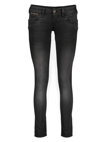 Herrlicher Dżinsy - Skinny fit - w kolorze czarnym