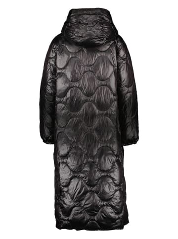 Herrlicher Dwustronny płaszcz pikowany w kolorze czarno-szarym