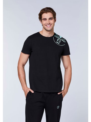 Chiemsee Koszulka "Papai" w kolorze czarnym