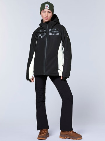 Chiemsee Ski-/ Snowboardjacke in Schwarz/ Weiß