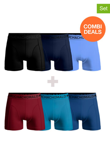 Muchachomalo 6-delige set: boxershorts zwart/meerkleurig