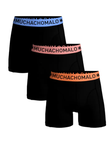 Muchachomalo Bokserki (3 pary) w kolorze czarnym