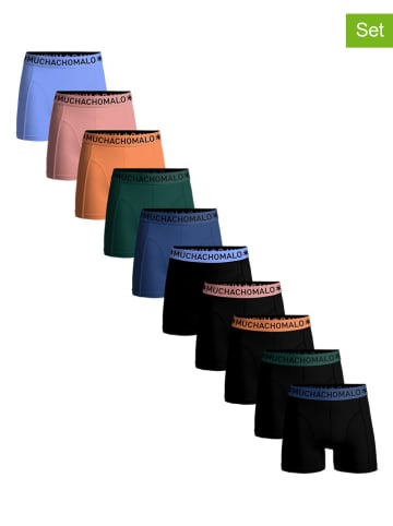 Muchachomalo 10-delige set: boxershorts zwart/meerkleurig