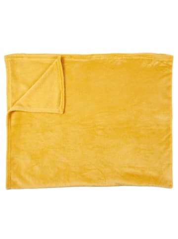 HYGGE Plaid geel - (L)150 x (B)125 cm