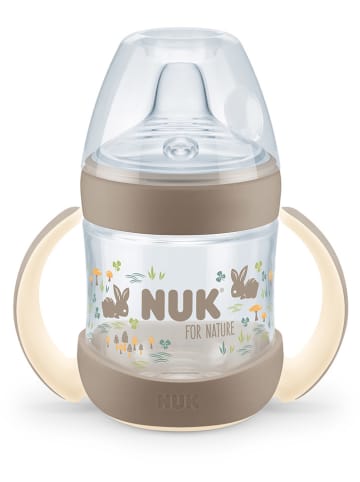 NUK 2er Set: Trinklernflasche "NUK for Nature" in Beige - 150 ml