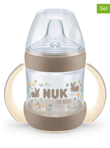 NUK Butelki (2 szt.) "NUK for Nature" w kolorze beżowym - 150 ml