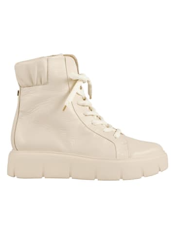 Högl Leder-Boots in Creme