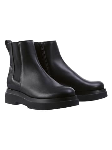 Högl Leder-Chelsea-Boots in Schwarz