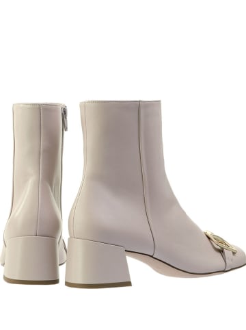 Högl Leder-Stiefeletten in Grau
