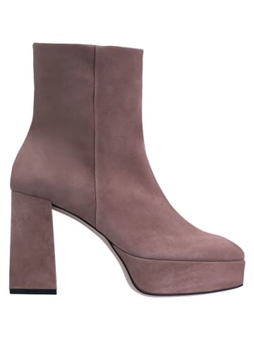 Högl Leren enkellaarzen beige