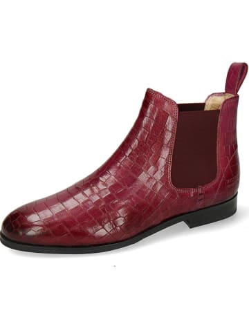 MELVIN & HAMILTON Leder-Chelsea-Boots "Susan 10" in Bordeaux