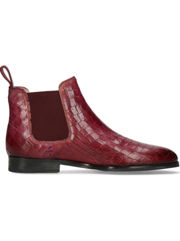 MELVIN & HAMILTON Leder-Chelsea-Boots "Susan 10" in Bordeaux