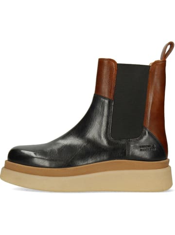 MELVIN & HAMILTON Leren chelseaboots "Nyra 2" zwart/bruin