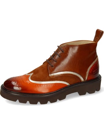 MELVIN & HAMILTON Leder-Boots "Sally 30" in Braun/ Orange